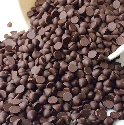 Капли шоколадные темные т/с (лауриновая кондитерская глазурь)(20кг)