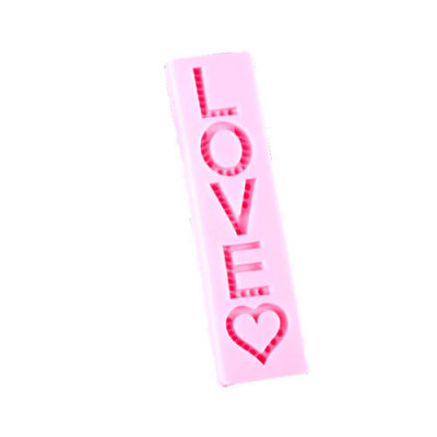 Молд для шоколада/мастики силиконовый LOVE 16.5х4.5х1см 47686